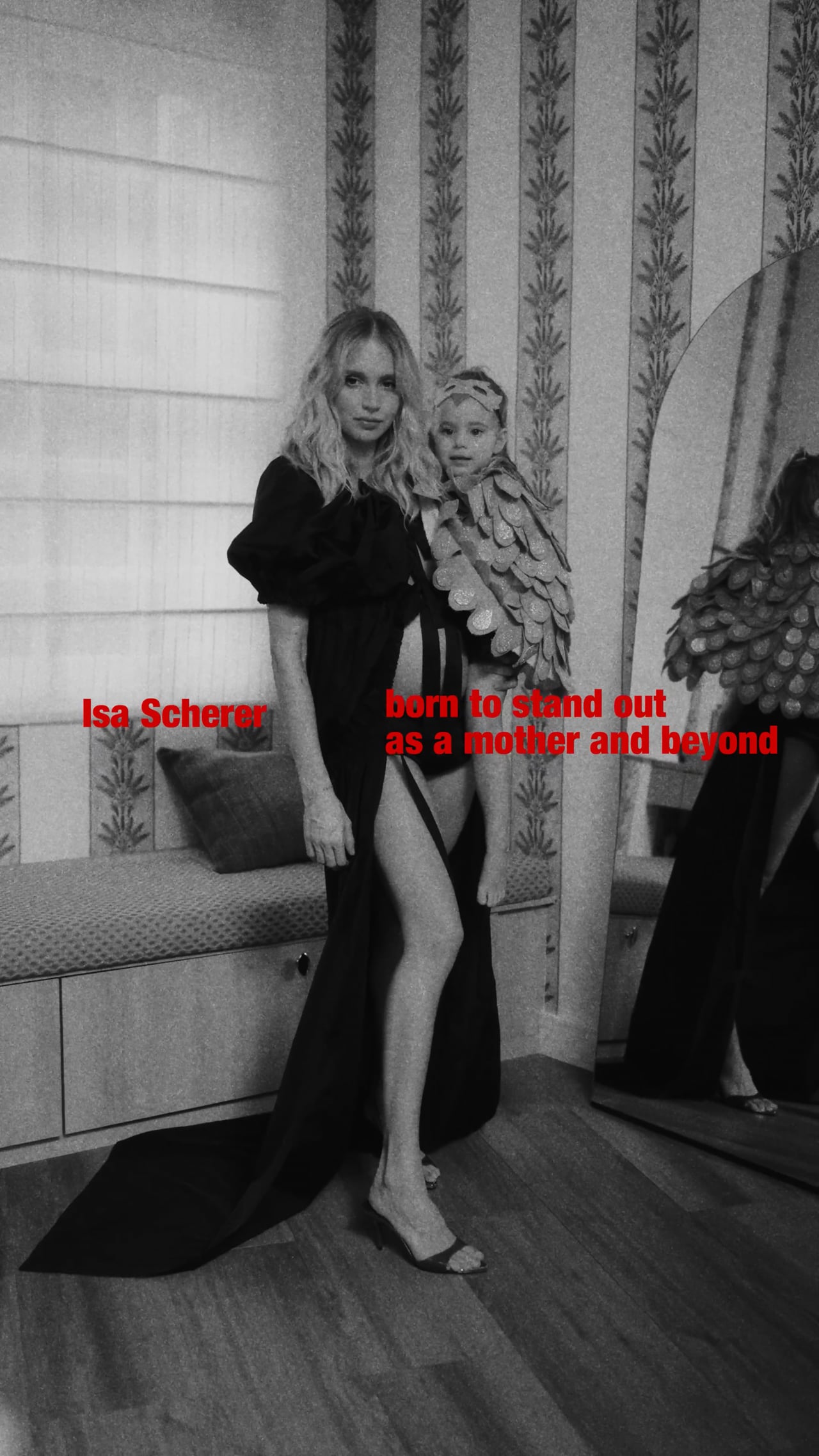 Frame da campanha de Dia das Mães da Schutz com Isa Scherer
