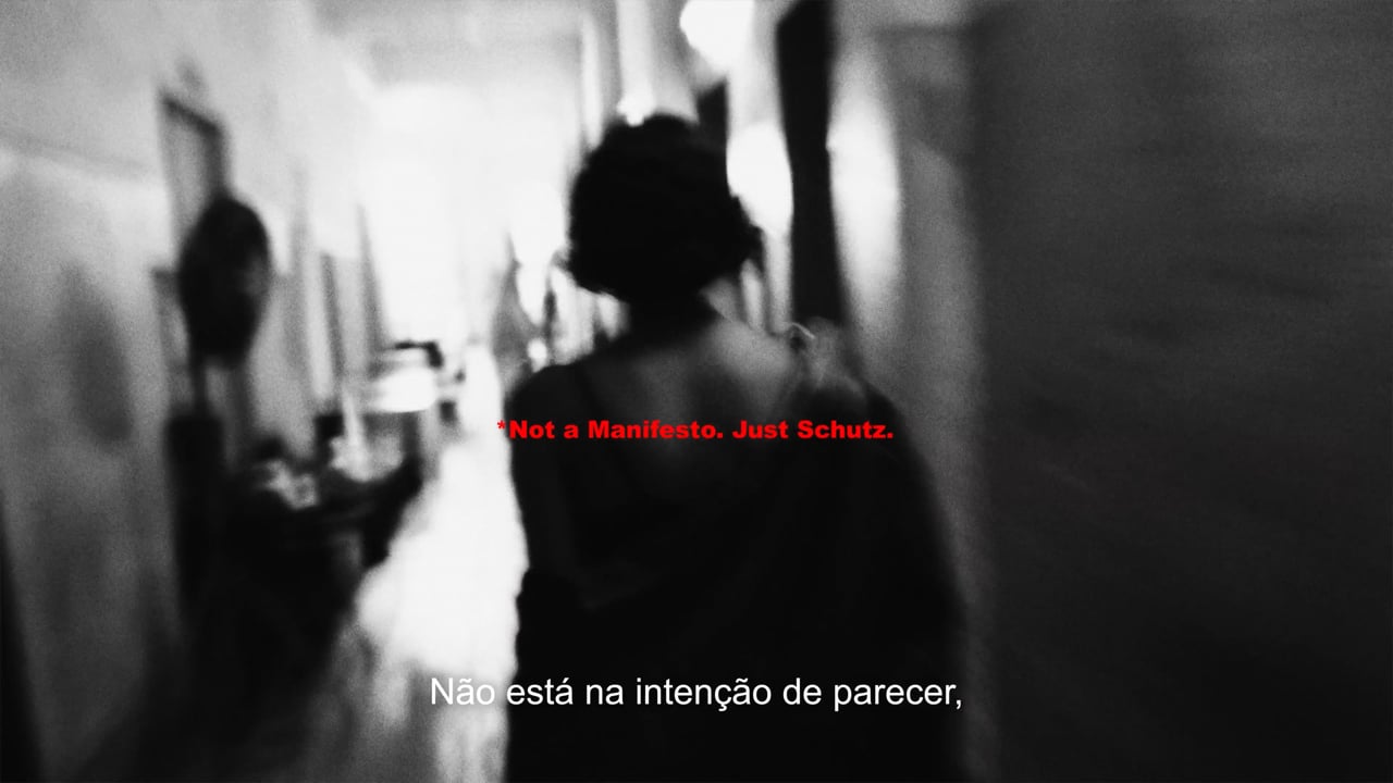 Frame do filme Schutz, Not a Manifesto